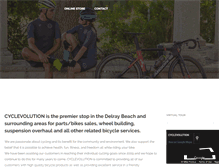 Tablet Screenshot of cyclevolution.com